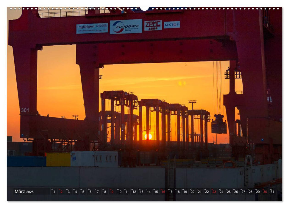 Hamburg Hafen (CALVENDO Premium Wandkalender 2025)