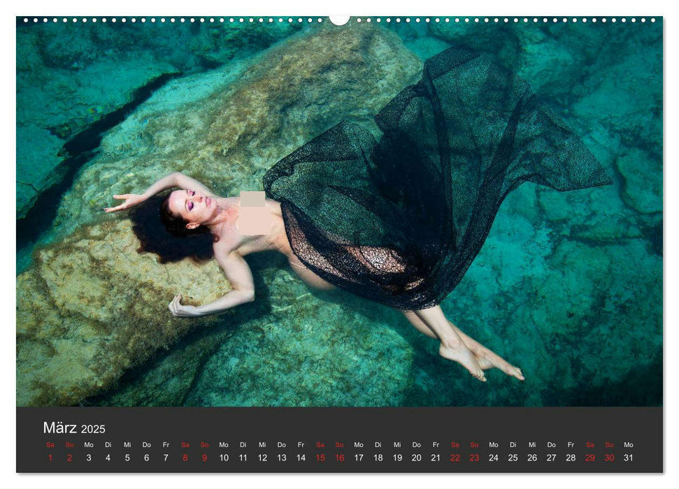 Aktfotografie am Meer (CALVENDO Premium Wandkalender 2025)