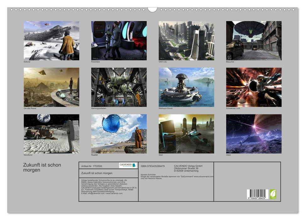Zukunft ist schon morgen (CALVENDO Wandkalender 2025)