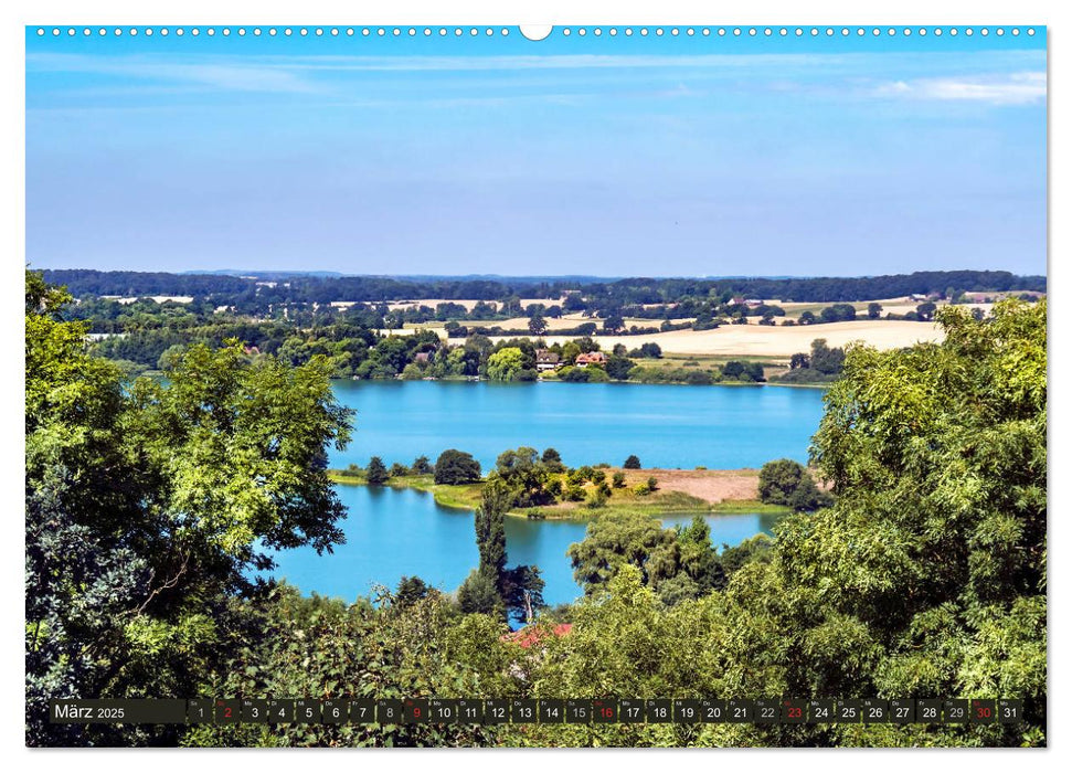 Holsteinische Schweiz - Fünf-Seen-Landschaft (CALVENDO Premium Wandkalender 2025)