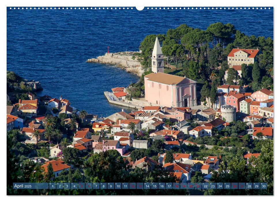 Inselwelt Cres & Losinj (CALVENDO Premium Wandkalender 2025)