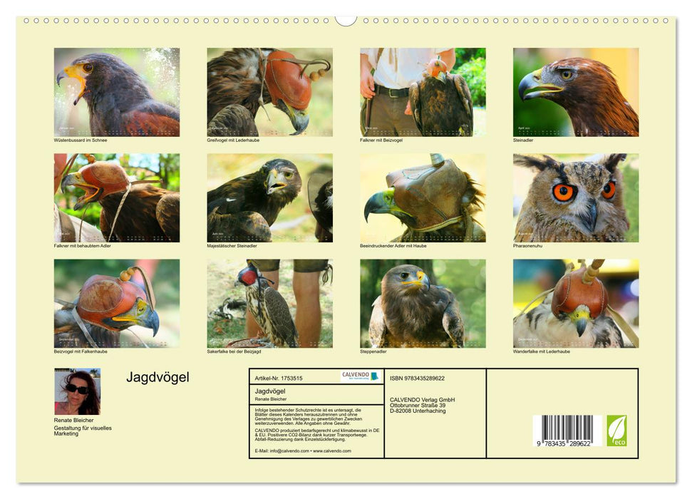 Jagdvögel (CALVENDO Premium Wandkalender 2025)