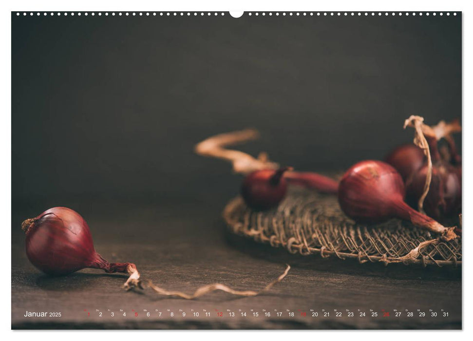 Gemüse und Co. Stillleben (CALVENDO Wandkalender 2025)