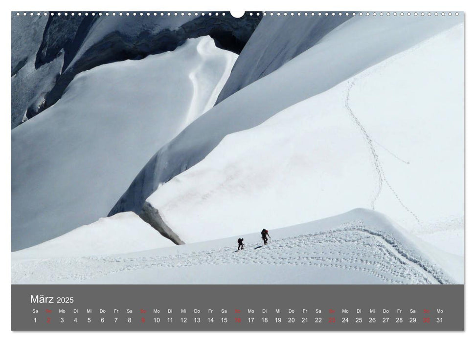 Bergsteigen - Extremsport am Limit (CALVENDO Premium Wandkalender 2025)