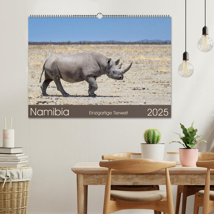 Namibia - einzigartige Tierwelt (CALVENDO Wandkalender 2025)