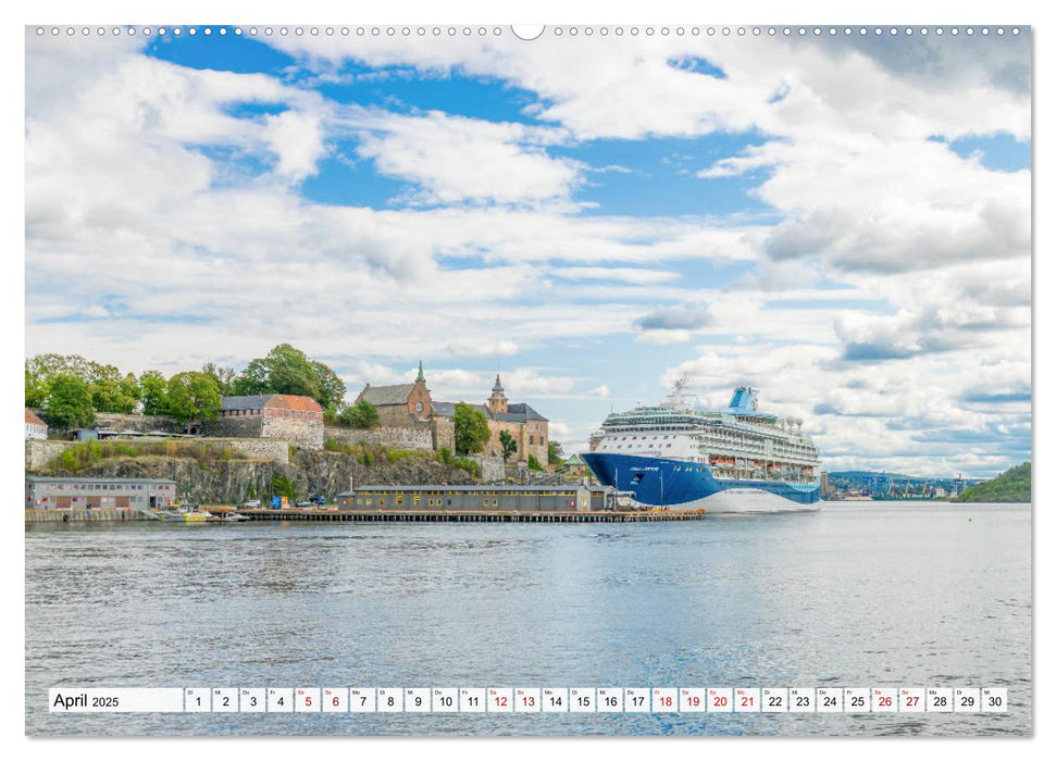 Zauberhaftes Oslo (CALVENDO Premium Wandkalender 2025)