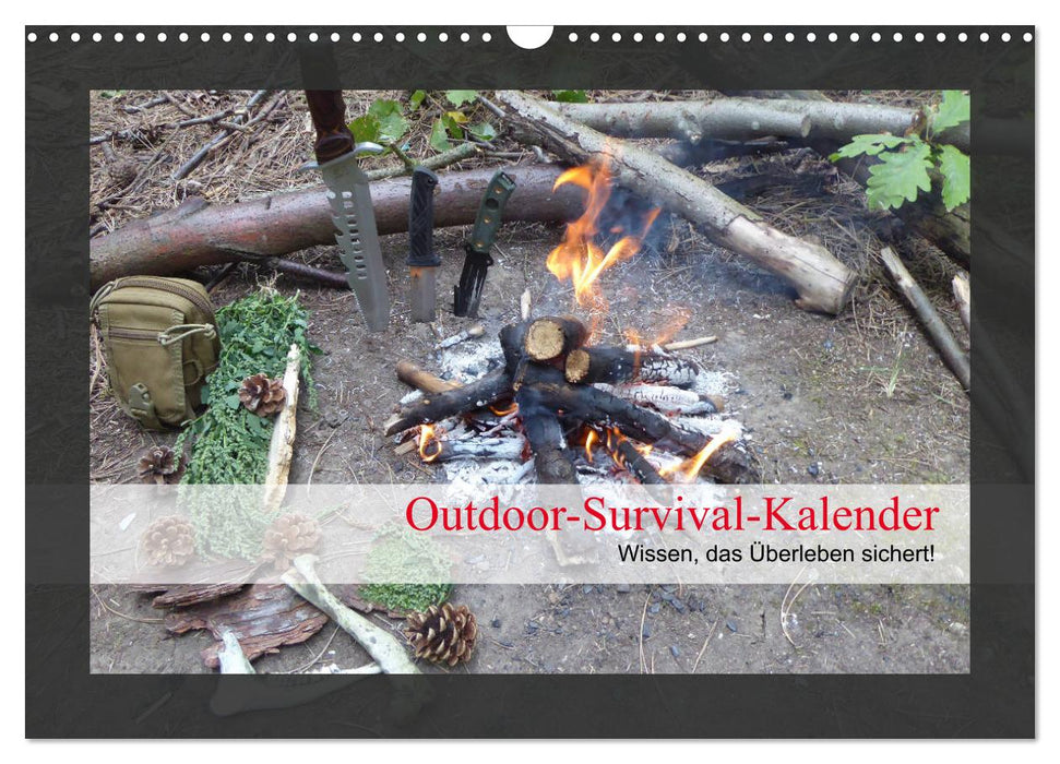 Outdoor-Survival-Kalender (CALVENDO Wandkalender 2025)