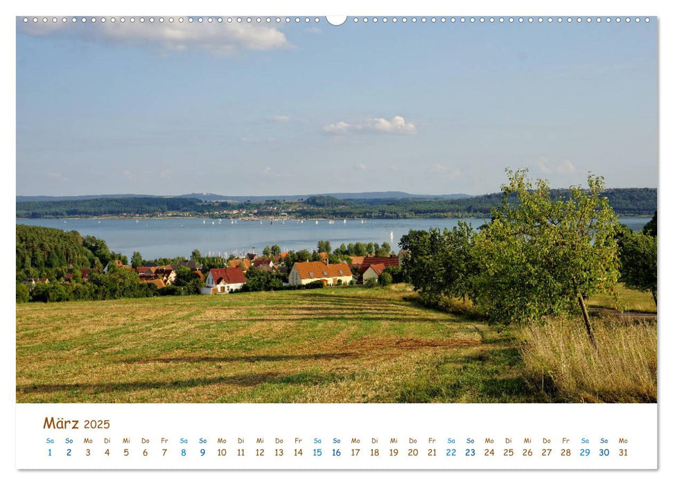 Brombachsee und Umgebung (CALVENDO Premium Wandkalender 2025)