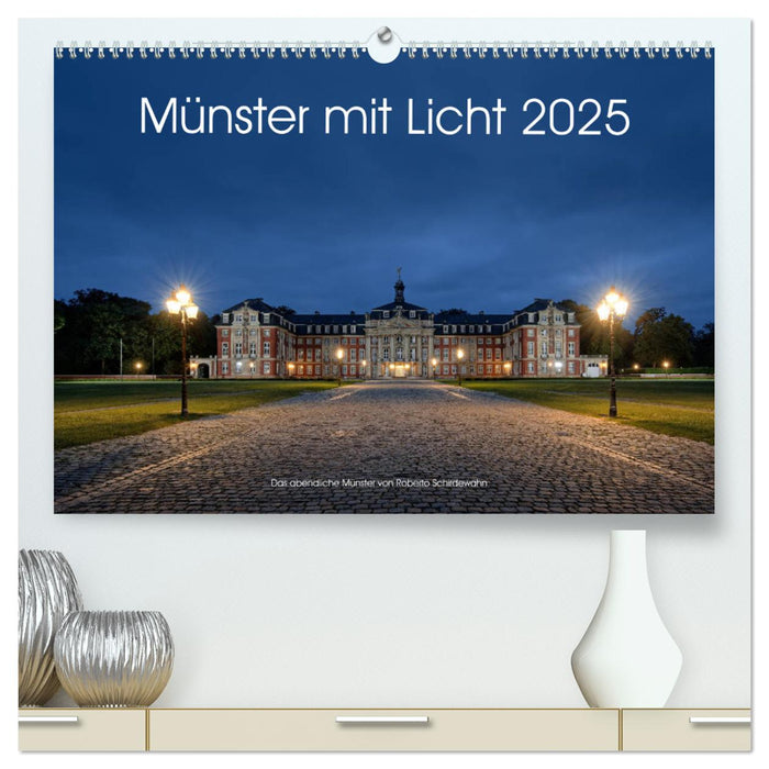 Münster mit Licht (CALVENDO Premium Wandkalender 2025)