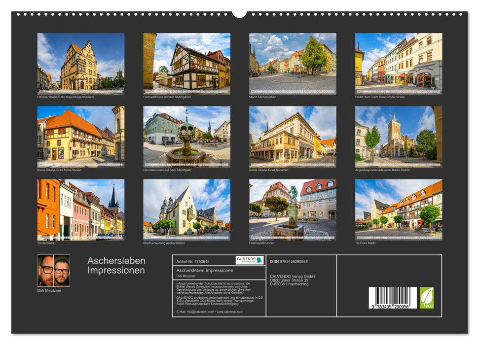 Aschersleben Impressionen (CALVENDO Premium Wandkalender 2025)