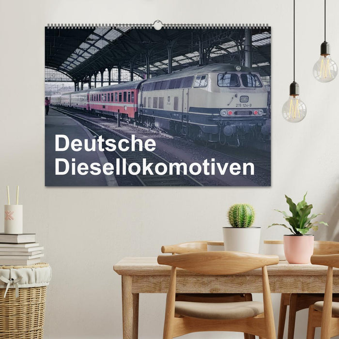 Deutsche Diesellokomotiven (CALVENDO Wandkalender 2025)