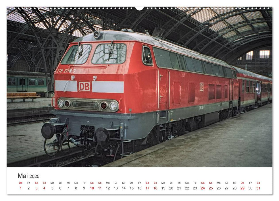 Deutsche Diesellokomotiven (CALVENDO Wandkalender 2025)