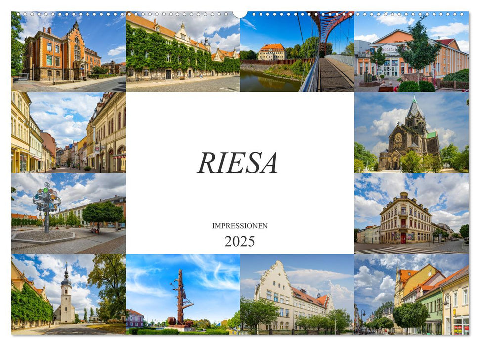 Riesa Impressionen (CALVENDO Wandkalender 2025)