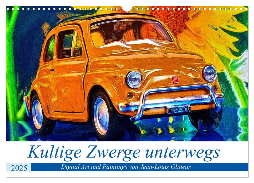 Kultige Zwerge unterwegs (CALVENDO Wandkalender 2025)