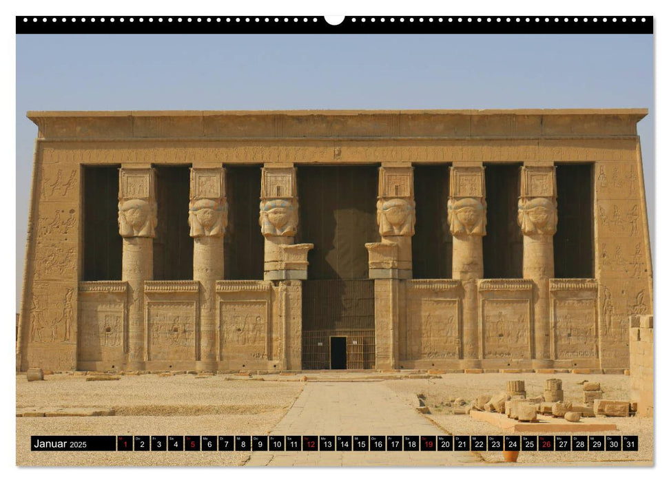 Zwischen Luxor und Qena - antikes Ägypten am Nil (CALVENDO Premium Wandkalender 2025)