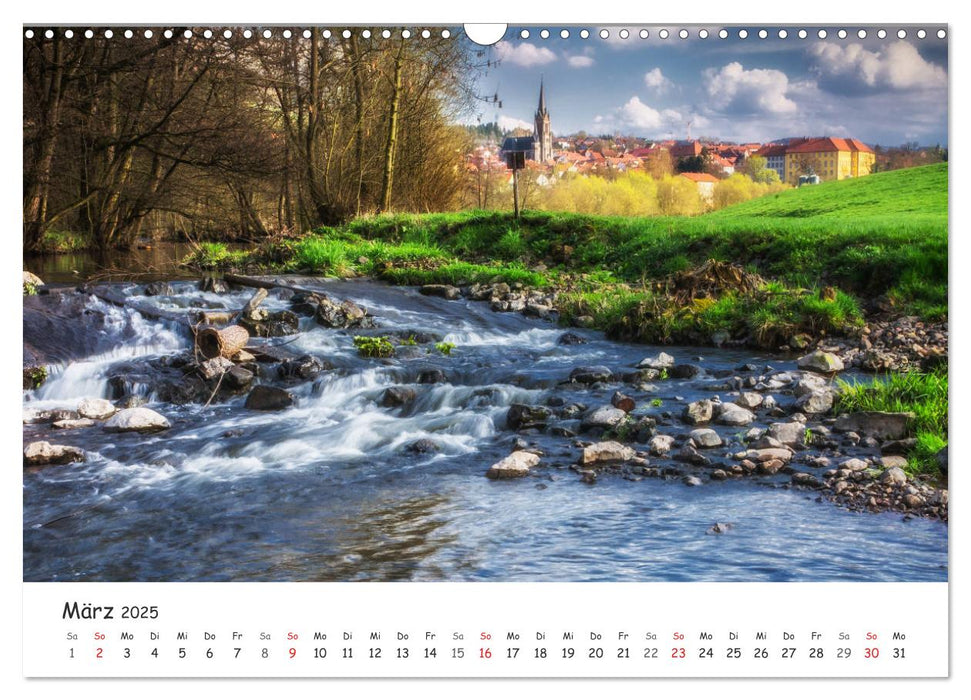 Dörfer in schöner Landschaft (CALVENDO Wandkalender 2025)