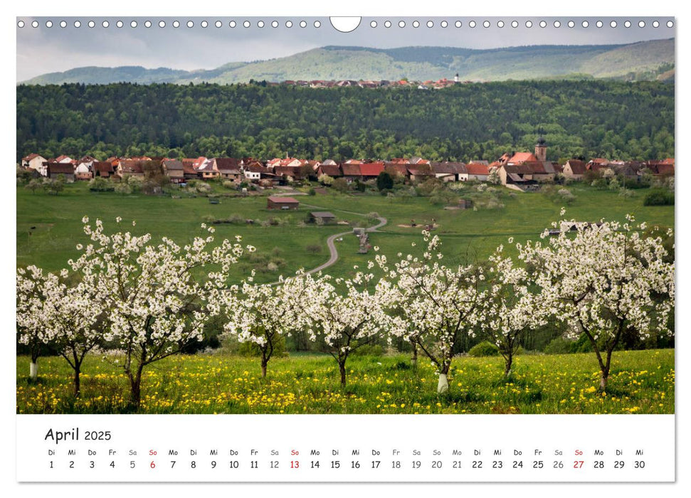 Dörfer in schöner Landschaft (CALVENDO Wandkalender 2025)