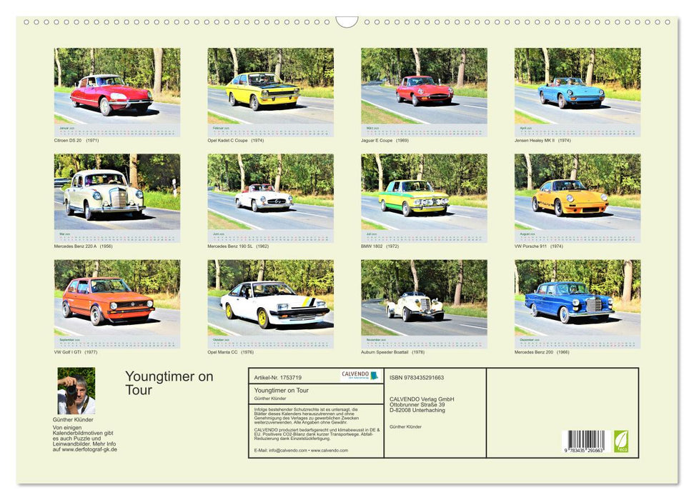 Youngtimer on Tour (CALVENDO Wandkalender 2025)