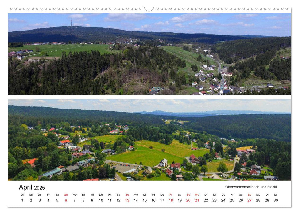 Luftaufnahmen rund um den Ochsenkopf (CALVENDO Premium Wandkalender 2025)