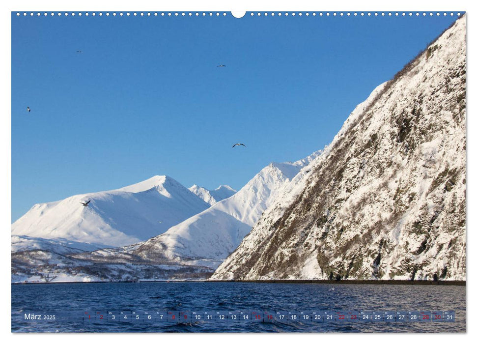 Lyngener Alpen Nord-Norwegen (CALVENDO Premium Wandkalender 2025)