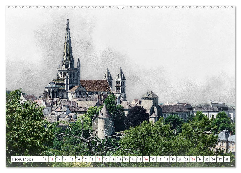 Mysteriöses Frankreich (CALVENDO Premium Wandkalender 2025)