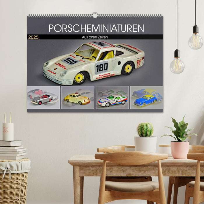 PORSCHEMINIATUREN (CALVENDO Wandkalender 2025)