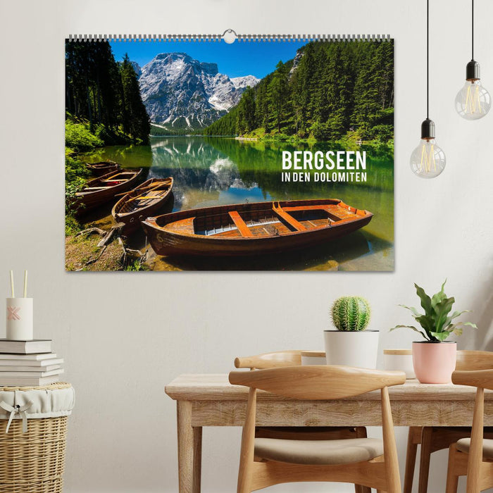 Bergseen in den Dolomiten (CALVENDO Wandkalender 2025)