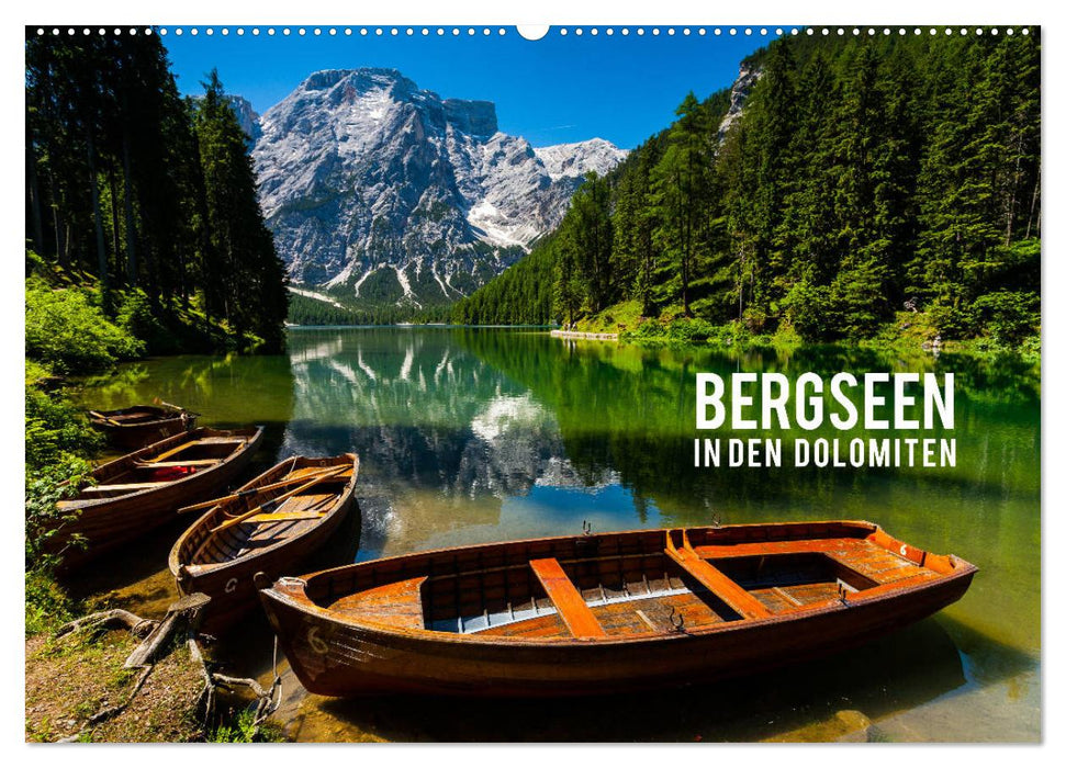 Bergseen in den Dolomiten (CALVENDO Wandkalender 2025)