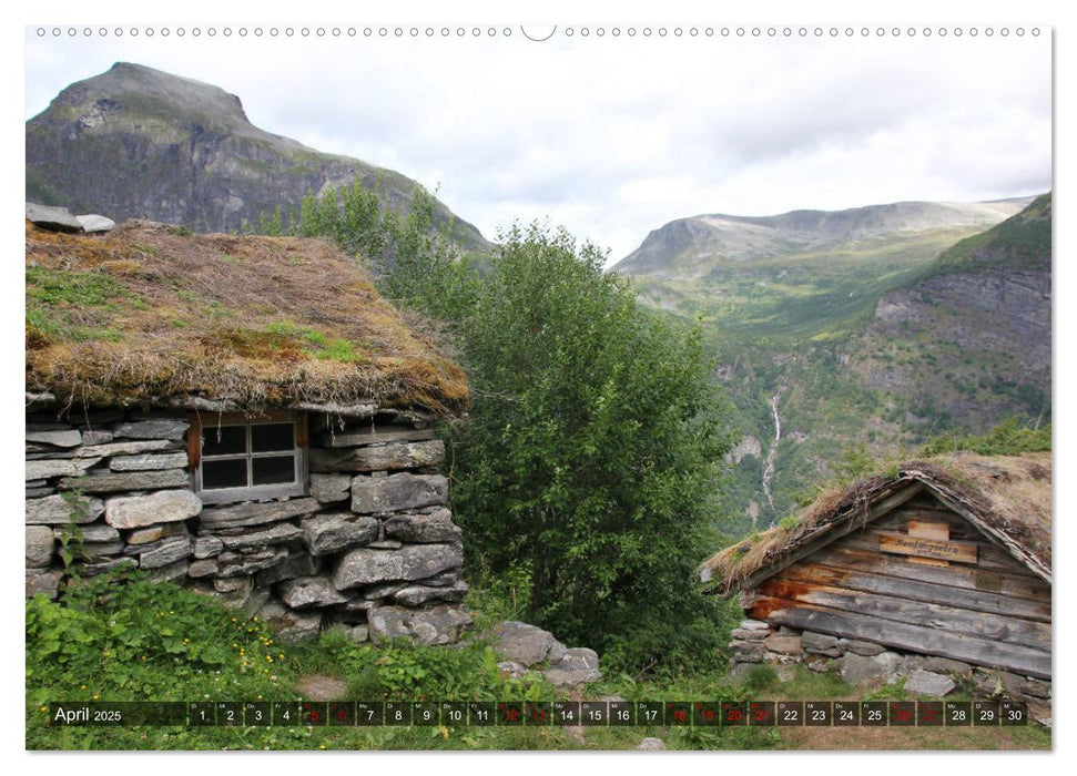 Norwegen 2025 - Berge, Fjorde, Moore (CALVENDO Wandkalender 2025)