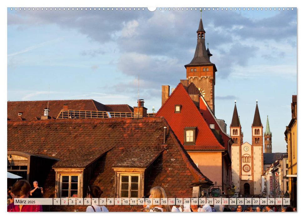 WÜRZBURG - ALTSTADT IMPRESSIONEN (CALVENDO Premium Wandkalender 2025)