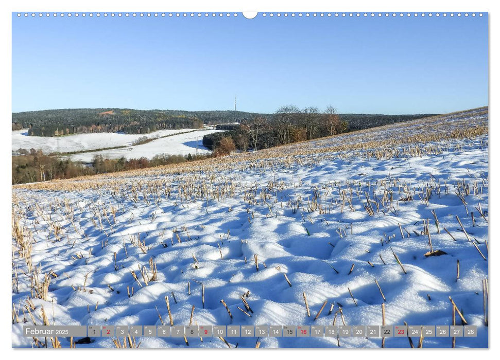 Wandern im Erzgebirge (CALVENDO Premium Wandkalender 2025)