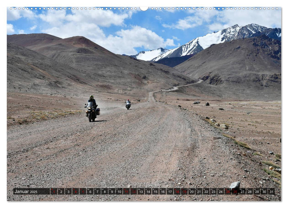 Kirgisistan Tadschikistan Afghanistan Pamir Highway Wakhan Korridor (CALVENDO Premium Wandkalender 2025)