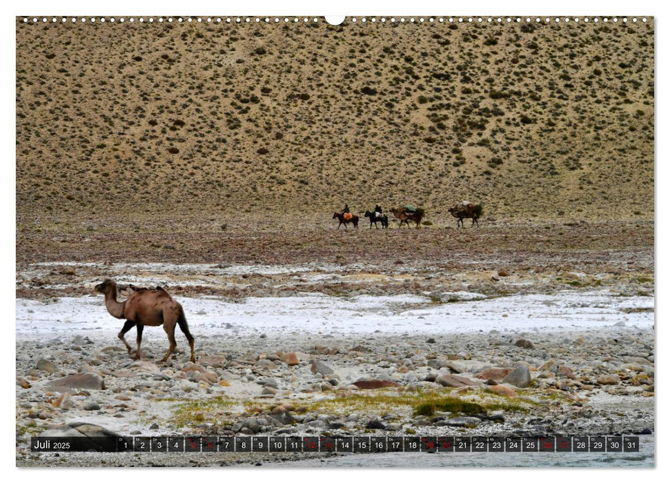 Kirgisistan Tadschikistan Afghanistan Pamir Highway Wakhan Korridor (CALVENDO Premium Wandkalender 2025)