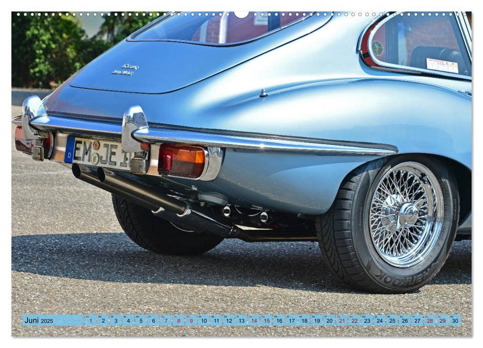 Jaguar E-Type - Die Raubkatze (CALVENDO Premium Wandkalender 2025)