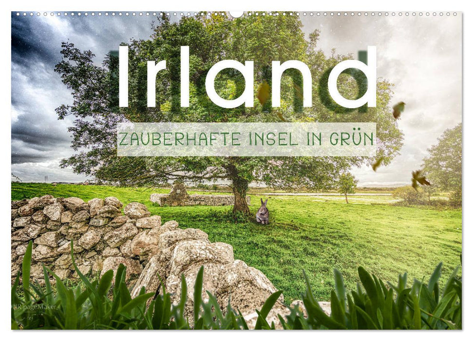 Irland - Zauberhafte Insel in grün (CALVENDO Wandkalender 2025)