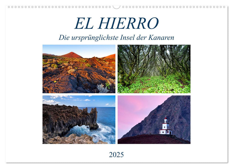 El Hierro - Die ursprünglichste Insel der Kanaren (CALVENDO Wandkalender 2025)