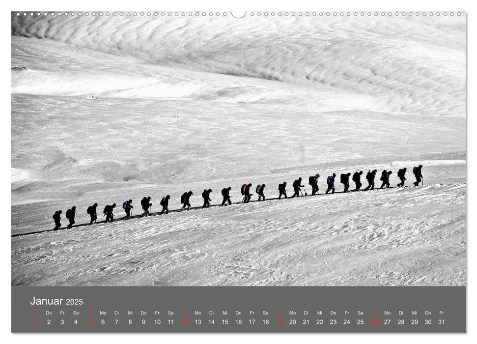 Bergsteigen - Extremsport am Limit (CALVENDO Wandkalender 2025)