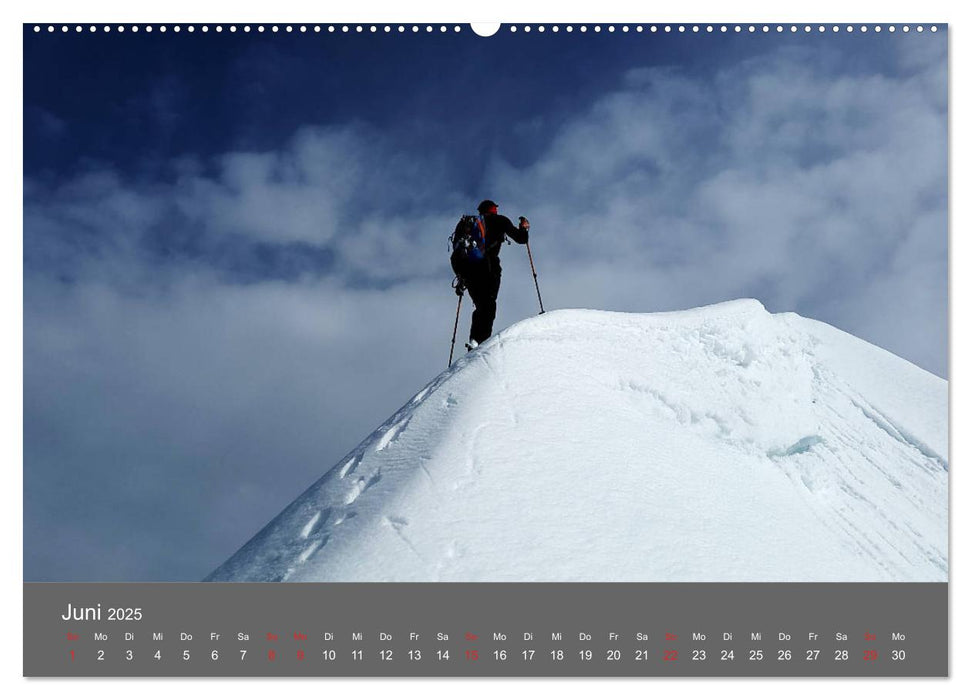 Bergsteigen - Extremsport am Limit (CALVENDO Wandkalender 2025)