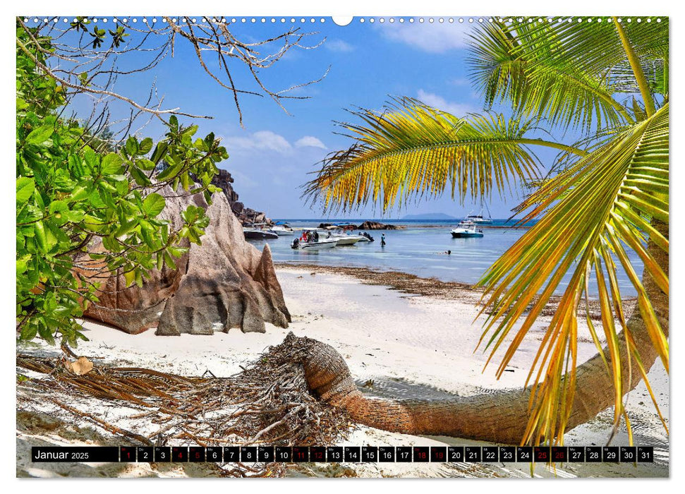 Seychellen Paradies 2025 (CALVENDO Premium Wandkalender 2025)