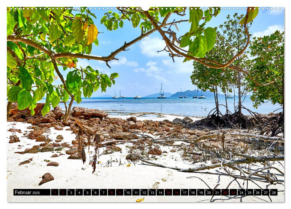 Seychellen Paradies 2025 (CALVENDO Premium Wandkalender 2025)