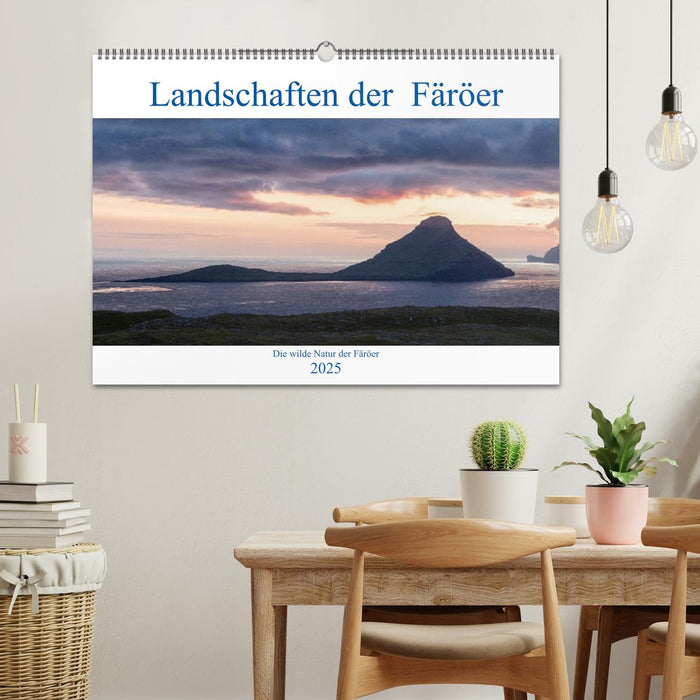 Landschaften Der Färöer (CALVENDO Wandkalender 2025)