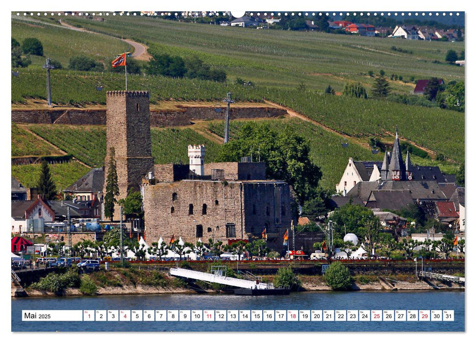 Eine Reise im Rheingau vom Frankfurter Taxifahrer Petrus Bodenstaff (CALVENDO Premium Wandkalender 2025)