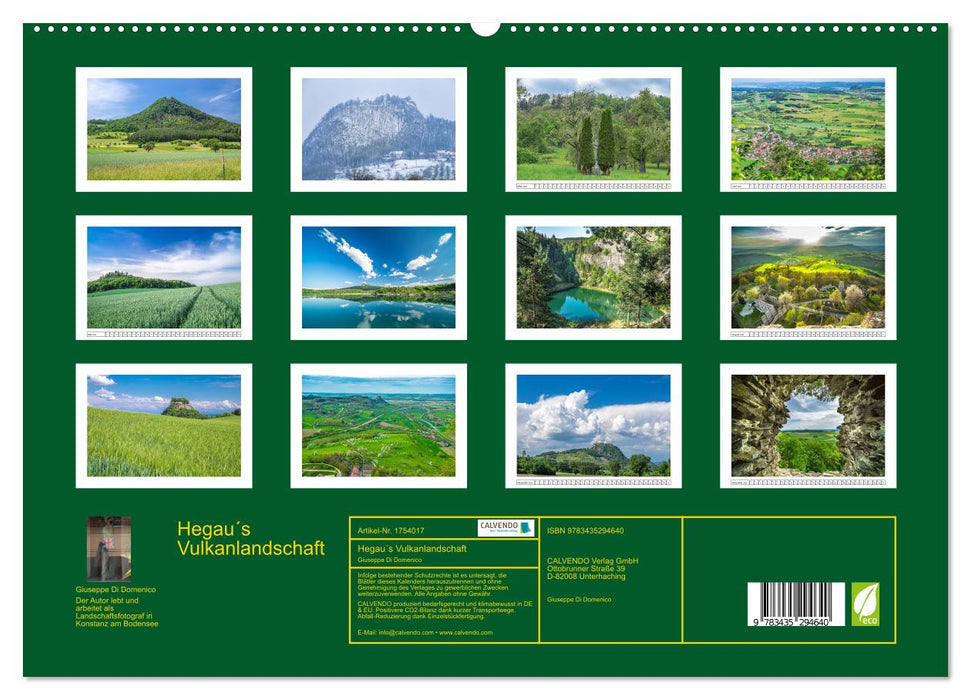 Hegau´s Vulkanlandschaft (CALVENDO Premium Wandkalender 2025)