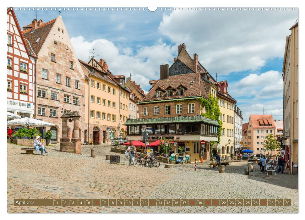 Nürnberg - Historische Altstadt (CALVENDO Premium Wandkalender 2025)