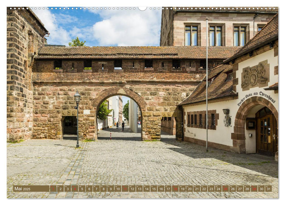Nürnberg - Historische Altstadt (CALVENDO Premium Wandkalender 2025)