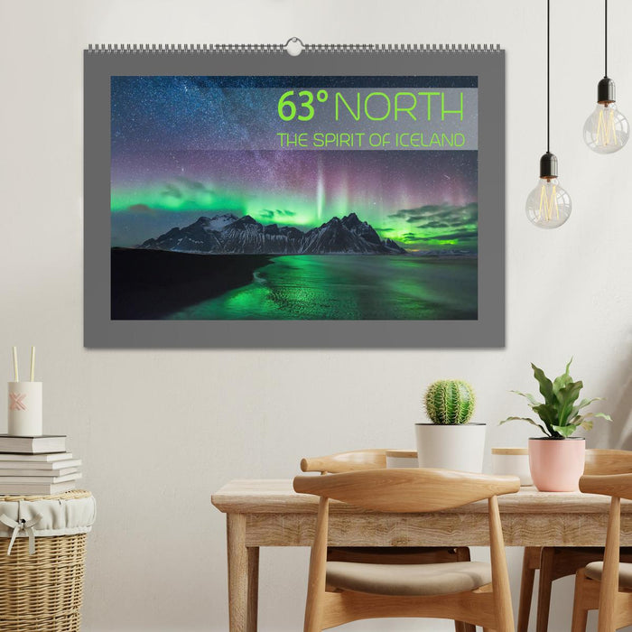 63° North - The spirit of Iceland (CALVENDO Wandkalender 2025)