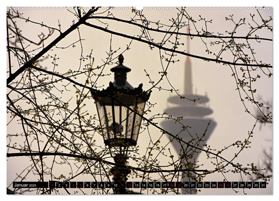 Düsseldorf - 300mm Perspektiven (CALVENDO Premium Wandkalender 2025)