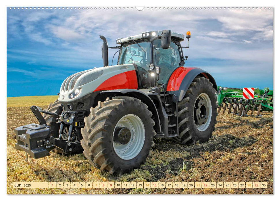 Traktoren - Giganten in der Landwirtschaft (CALVENDO Premium Wandkalender 2025)