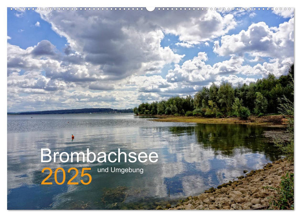 Brombachsee und Umgebung (CALVENDO Wandkalender 2025)