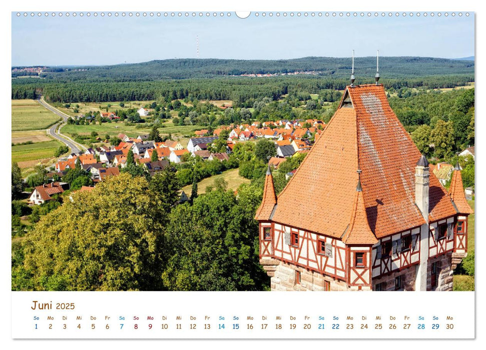 Brombachsee und Umgebung (CALVENDO Wandkalender 2025)